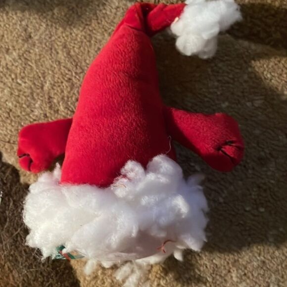 Collectible Vintage Retired Dandee Merry Beans Eckerd’s red Christmas plush - Picture 4 of 6